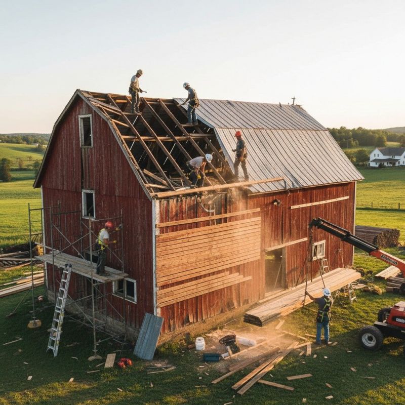 Barn Roof Replacement in Bethpage, TN