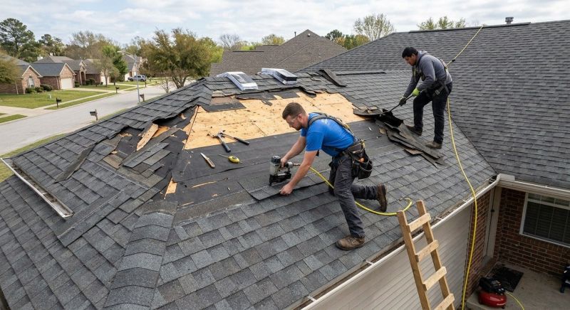 Damaged Roof Replacement in Joelton, TN