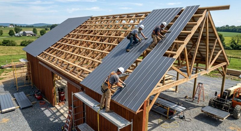 Barn Roof Installation in Sumner County, TN