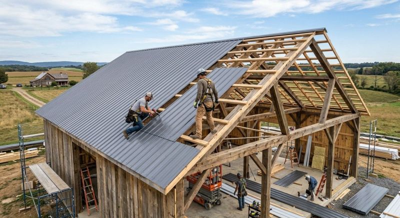 Barn Roof Installation in Sumner County, TN