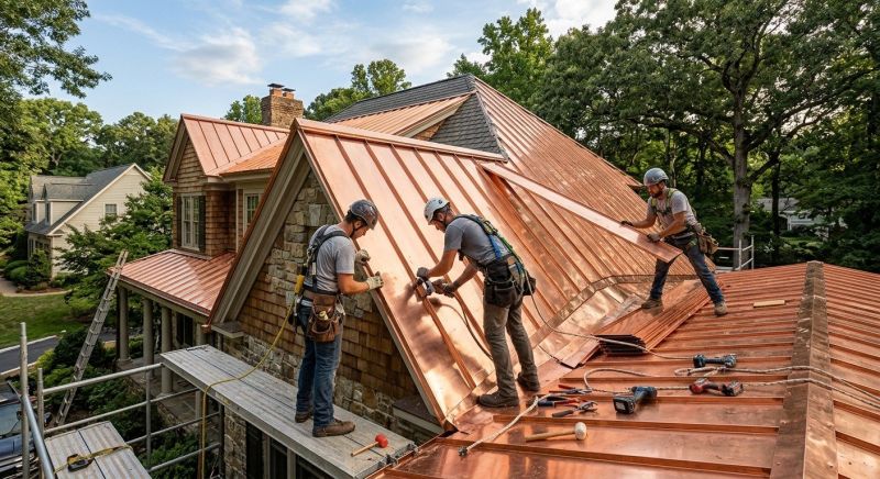 Copper Roof Installation in Sumner County, TN